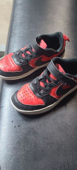 Kids Nike Sneakers Red Black 13c