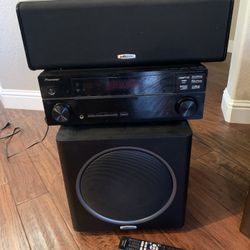 Pioneer Receiver & Speakers