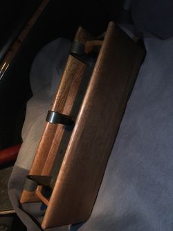 Jacket hanger slash place to put keys and such