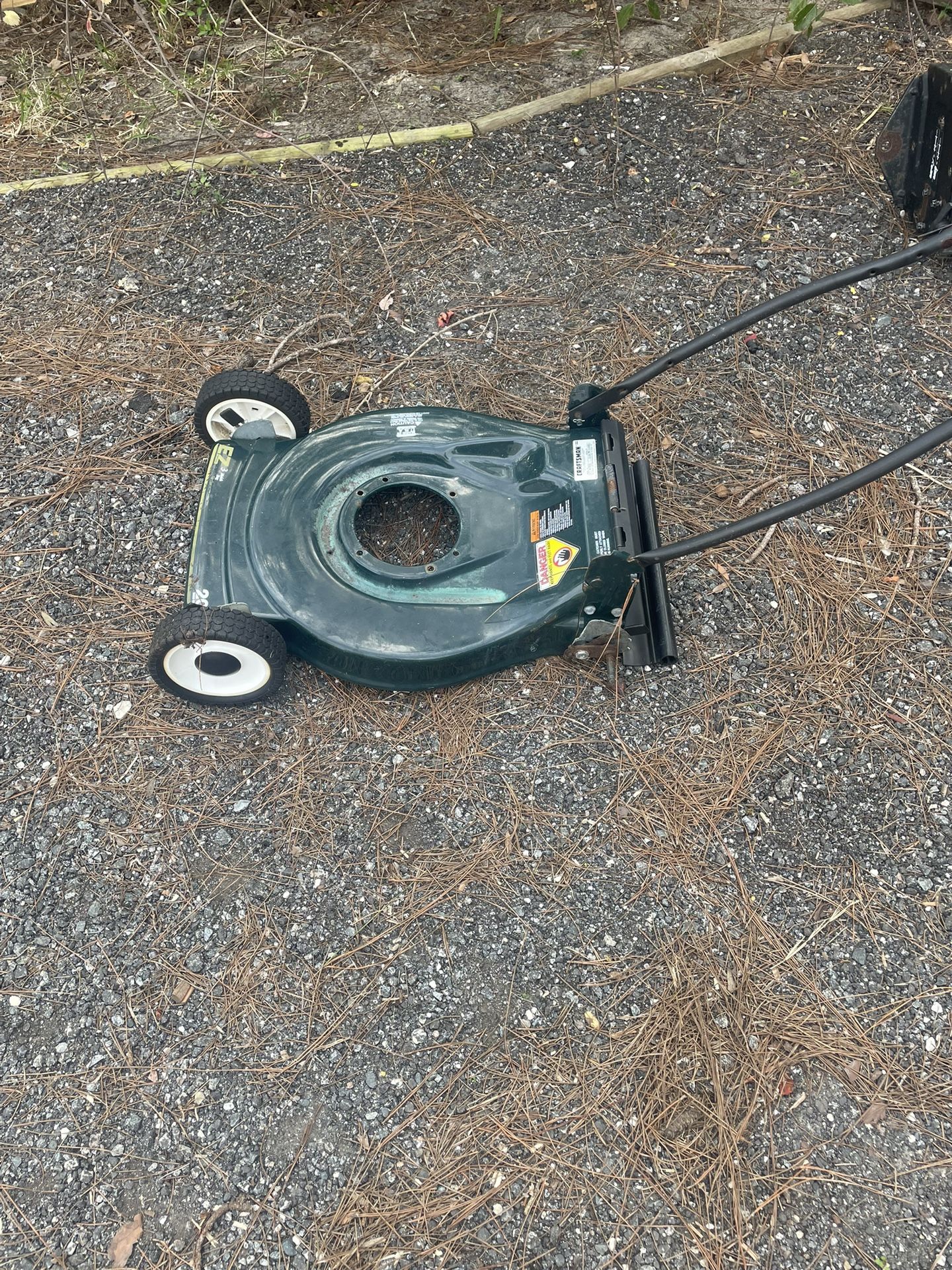 Push Mower Frame