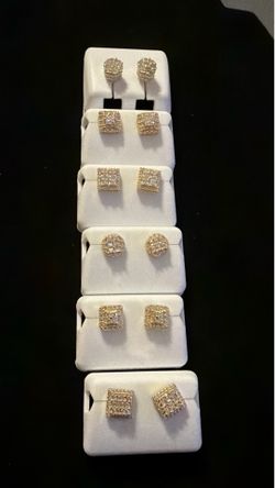 Moissanite earrings
