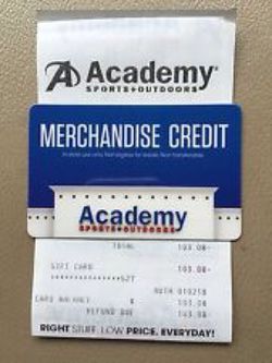 Tremendous Bargain Academy Sports Outdoors Gift Card 55 00 For Sale In Houston Tx Offerup