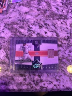 Maggie Ordonez Detroit Lions Bat Piece Card