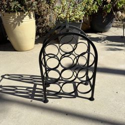 Wrought Iron Wine Rack