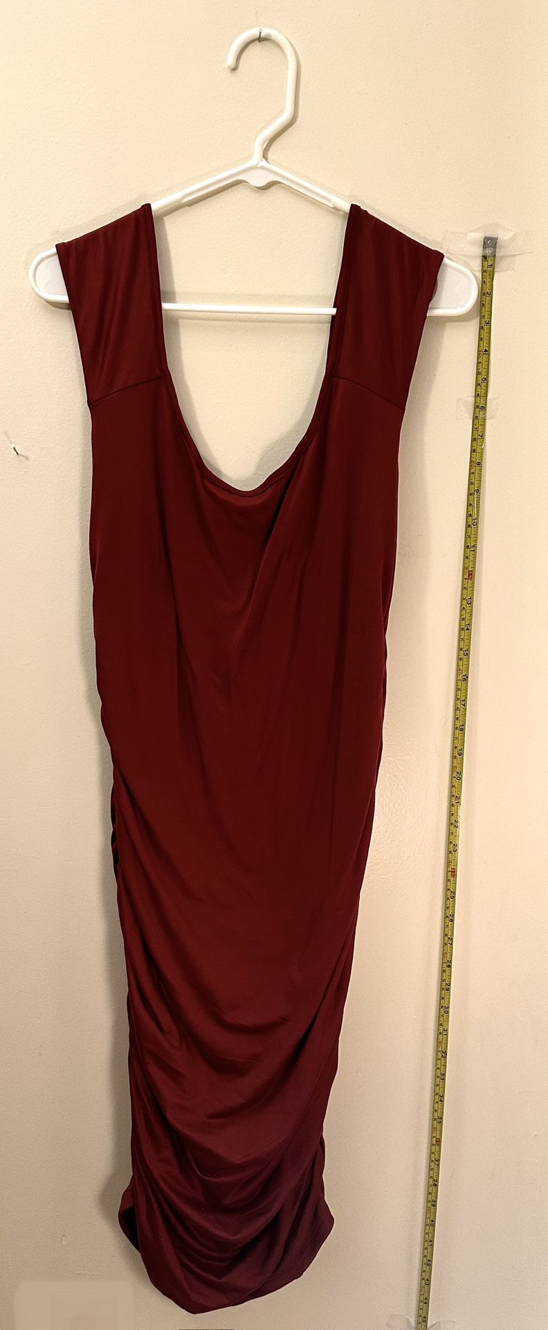 Dark Red Midi Dress - New With Tags - Size XLarge
