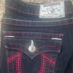 hot pink true religion jeans