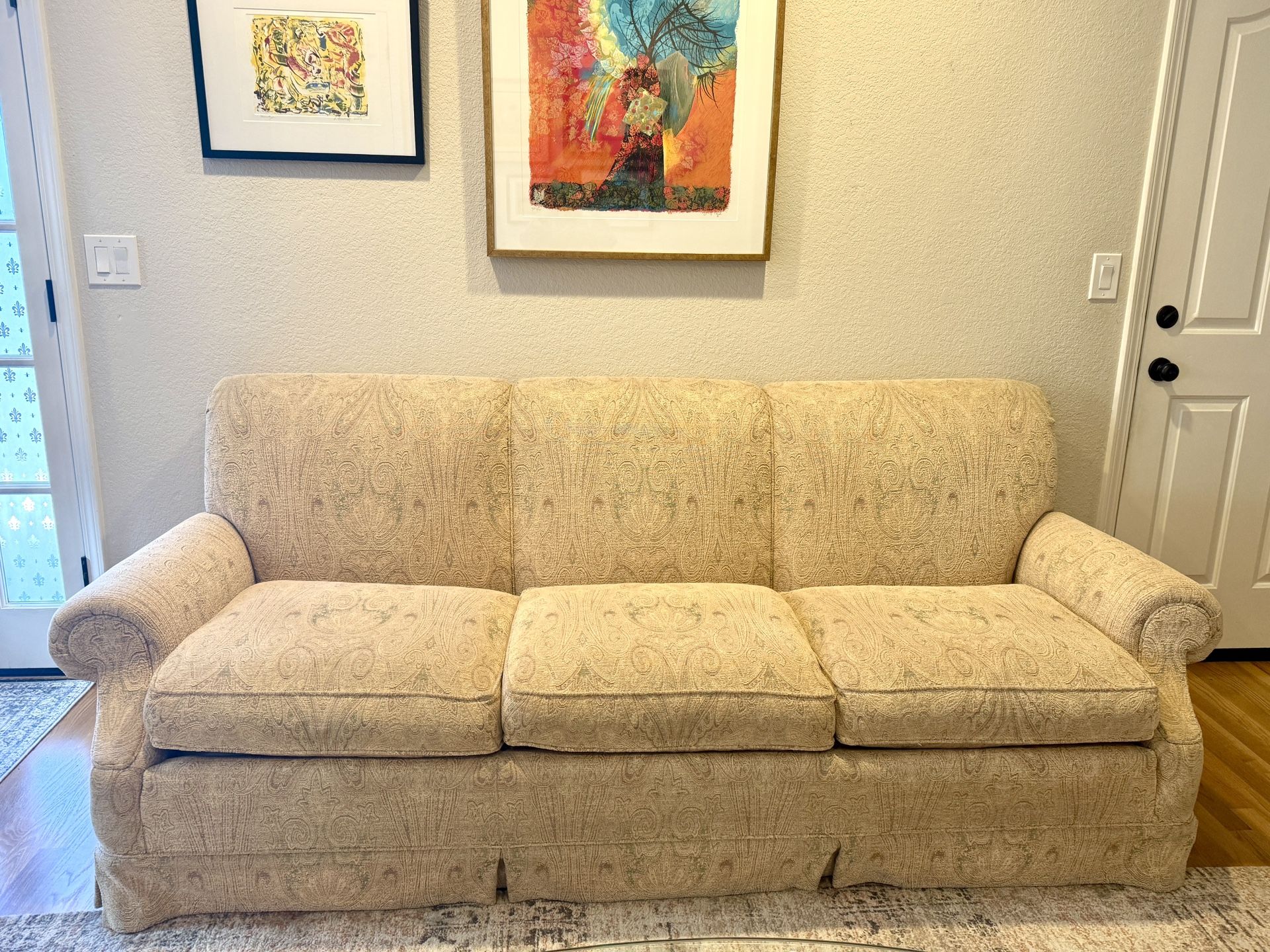 Lillian August custom-made, 3-seat Sofa: $200 or Best Offer !