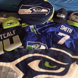 Seahawks Fan Collecting 