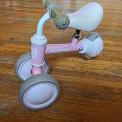 allobebe Baby Balance Bike, Cute Toddler Bikes 12-36 Months Gifts for 1 Year Old Girl Bike to Train Baby from Standing to Running with Adjustable Seat
