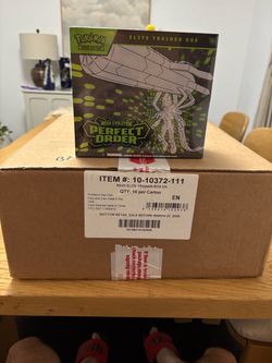 Pokémon TCG Mega Evolution Perfect Order Elite Trainer Box Case