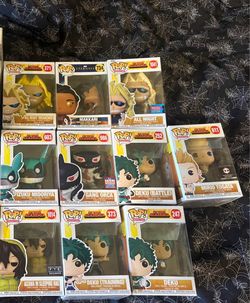 Funko Pop! Collection - My Hero Academia, Yu-Gi-Oh!, Stranger Things, Rocky, Fairy Tail
