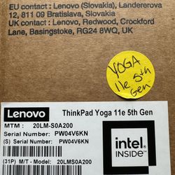 Lenovo Laptop Thinkpad Yoga 11 