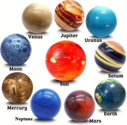 10 PC Galaxy Stress Ball Set