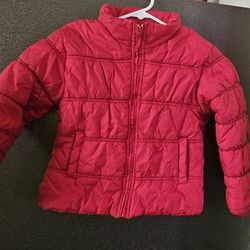 TOMMY HILFIGER SZ 6 RED PUFF JACKET