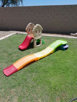 Little Tikes Climber Slide $30 or Step 2 Kids Roller Coaster No Car See All photos