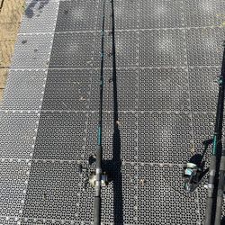 Fishing Rod And Level Wind Reel