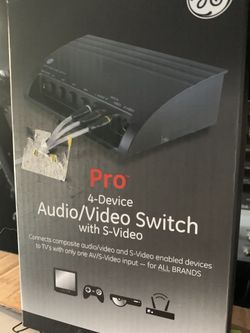 Audio video switch box new
