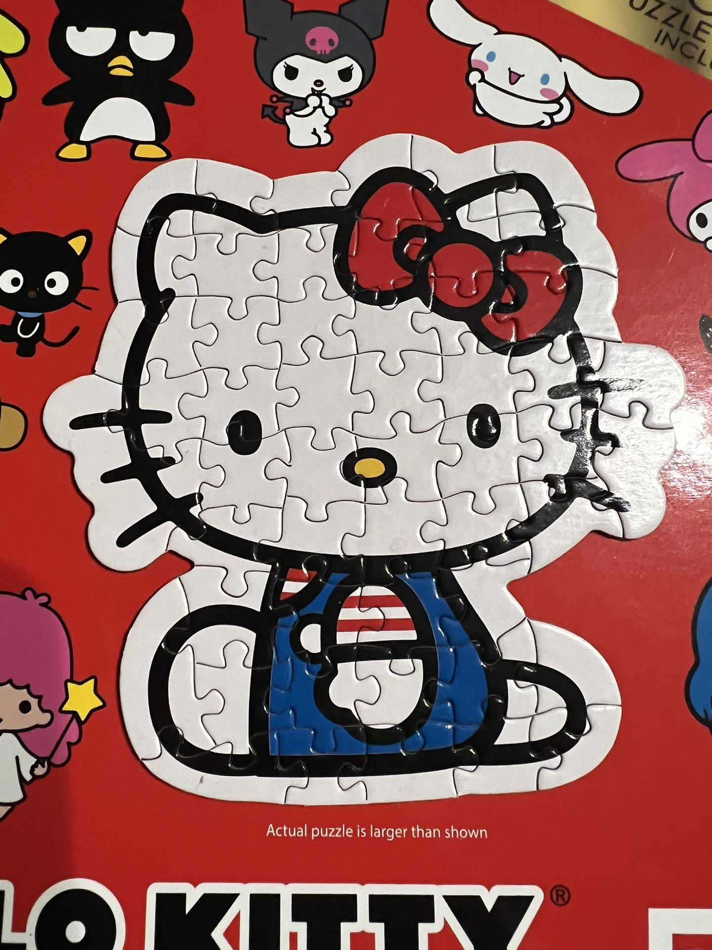 Hello Kitty Sanrio 500 Piece Puzzle With Wall Puzzle Too! for Sale