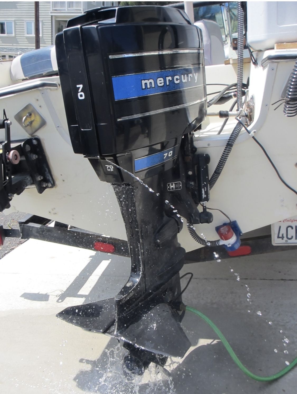 1978 Mercury 70 Hp Outboard Motor With Controls