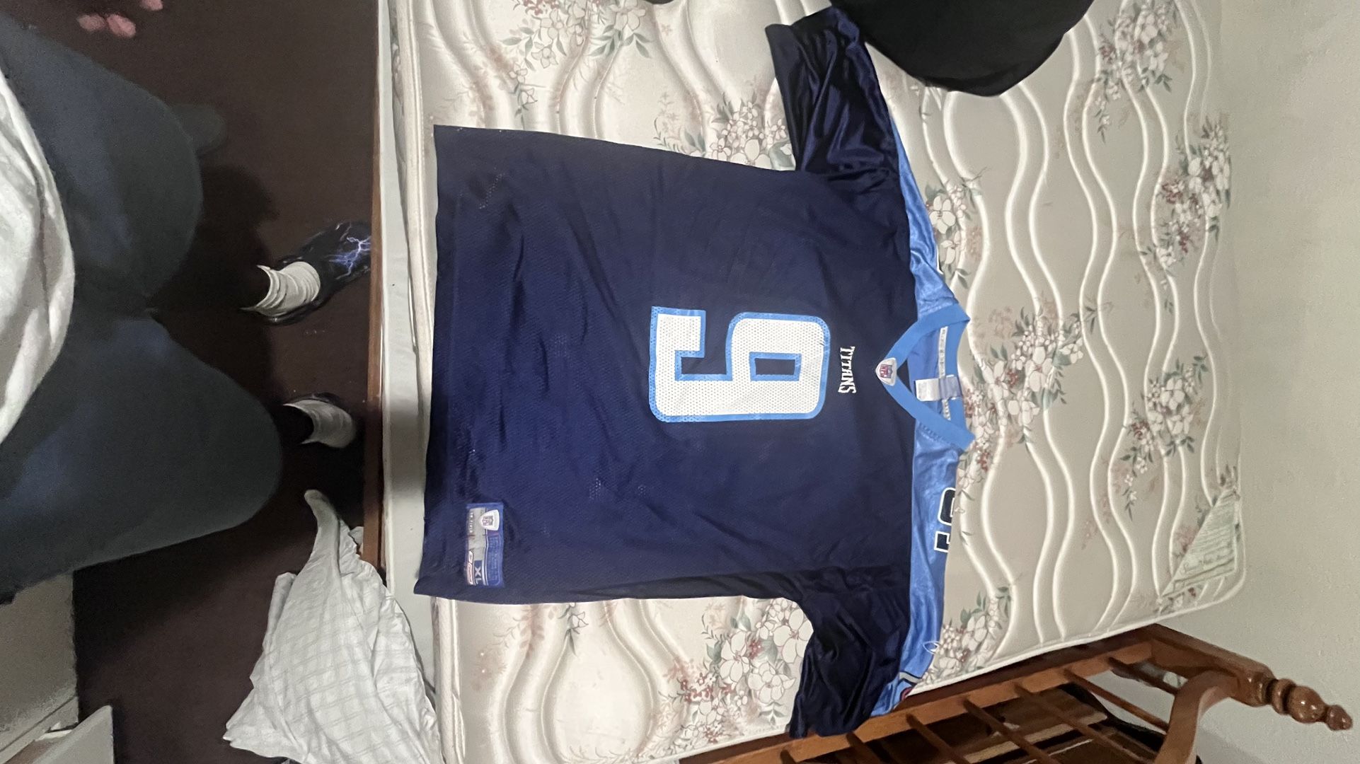 Vintage Steve McNair Titans Jersey #9 XL – Reebok NFL Equipment Throwback