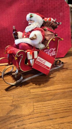 Coca-Cola Santa and his sled