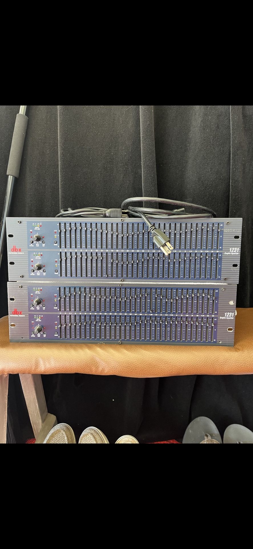 DBX 1231 Dual 31 Bands Equalizers Professional DJ Equipment $150 Each.