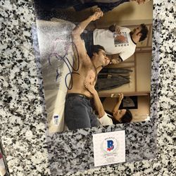 Autographed Photo of Steve Carrell in the 40 YO Virgin Movie