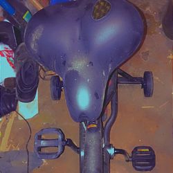 Black Bike With Designs