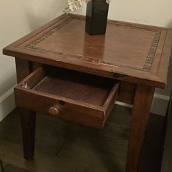 Pottery Barn end tables 2