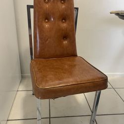 1970 MCM Milo Baughman style dining room chair