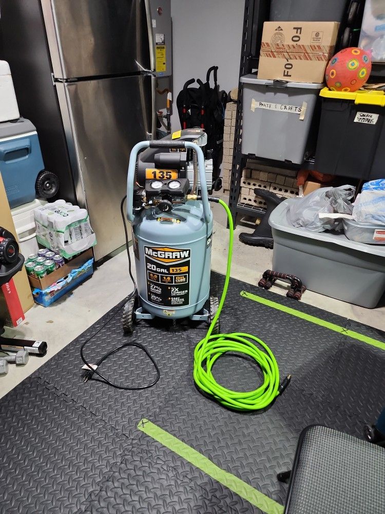 McGraw 20gal 135 Psi Air Compressor