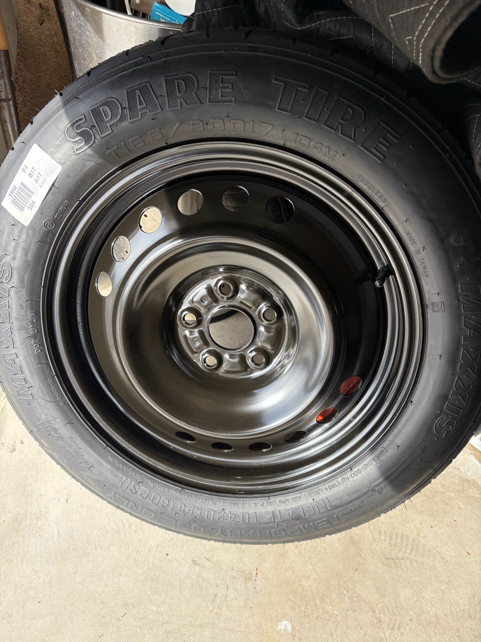 Toyota RAV4- 2024 Spare Tire