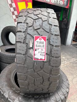 35x12.50R20 Toyo Open Country A/T Full Used Tire Set $325 Free Mounting And Balancing