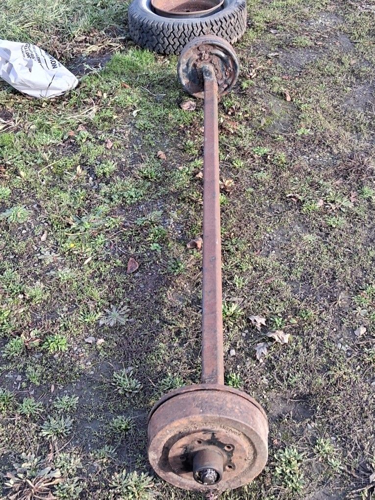STRAIT DROP DOWN TRAILER AXLES