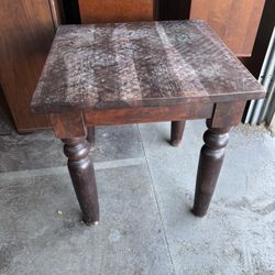 Solid Wood End table 
