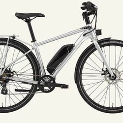 Charge City electric Bike - Silver