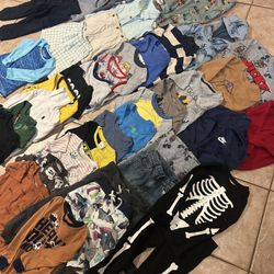Lot Of Boy Toddler Clothes Size 2T-4T