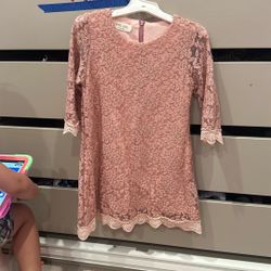 4 Years Girl Dress Pink Color 