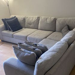 SECTIONAL SOFA UP TO 6 PEOPLE CAP GREY AS NEW ROOMS TO GO BEDFORD