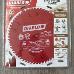 Diablo 10 Inch 60 Toth Blade 