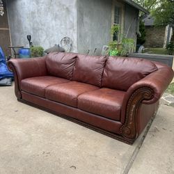 Beautiful Leather Couch