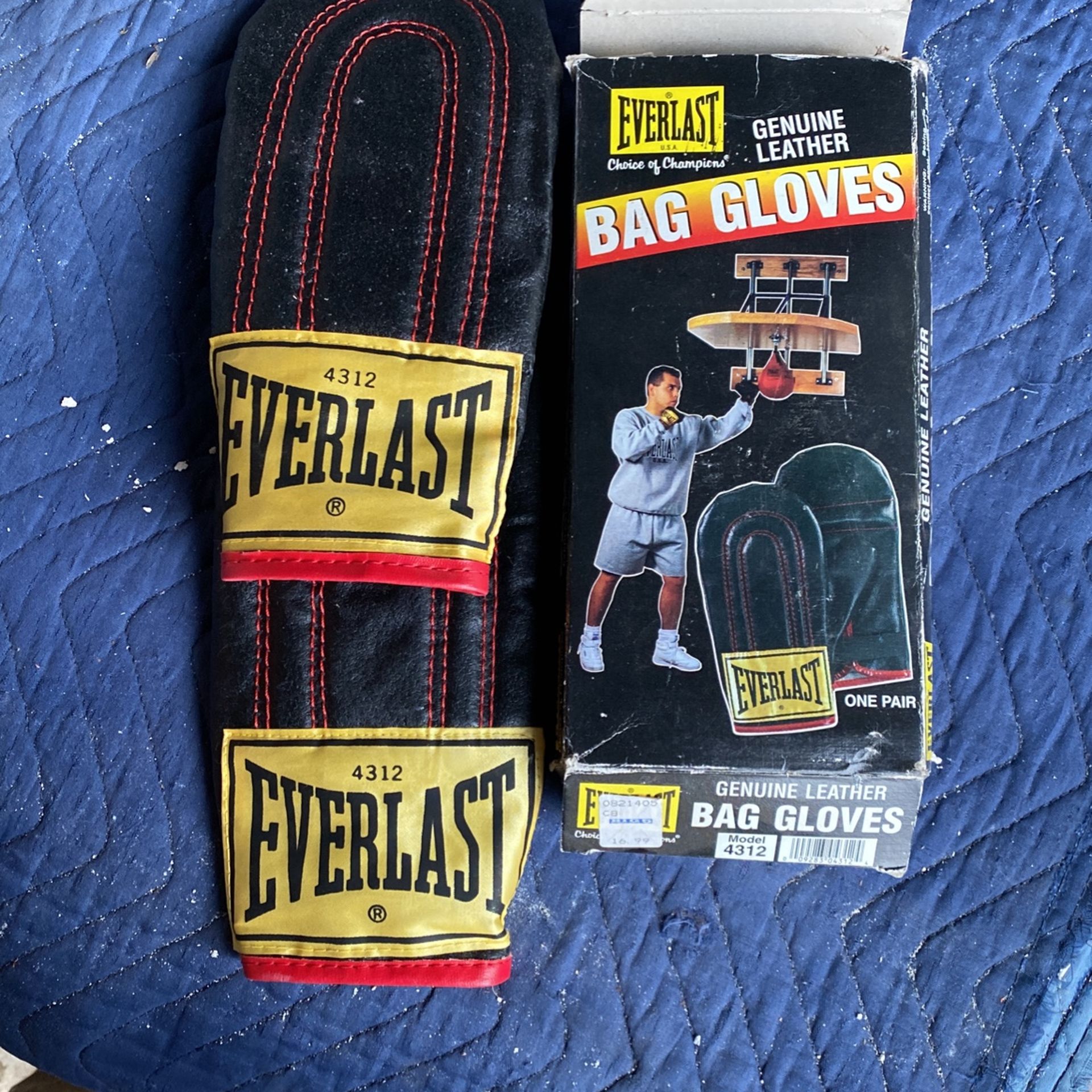 Everlast Bag Gloves Vintage Model 4312