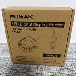 Fumak 25W LED Display Aquarium Heater Brand New
