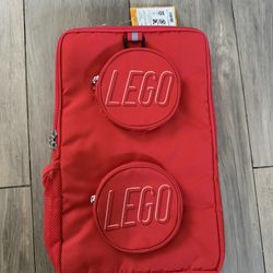 New With Tags Red Lego Backpack 