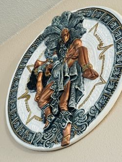 Large aztec wall plate