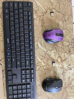 Wireless keyboard and mouse