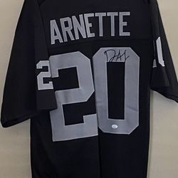 Raiders Signed Autographed Jersey