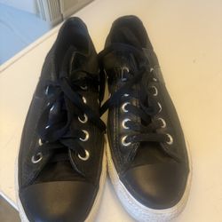 Converse Chuck Taylor Unisex Black Shoes Women Size 7 Men Size 5