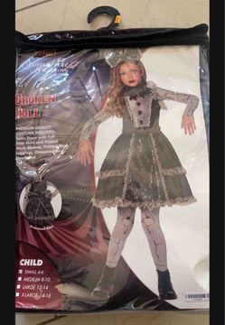 Broken doll costume