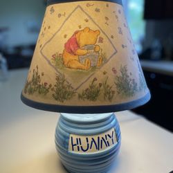 Vintage Winnie The Pooh Classic Lamp 